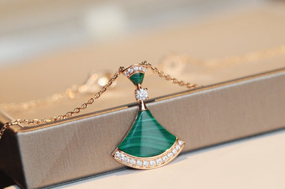[ELAN LUXE]DREAM NECKLACE MALACHITE DIAMOND