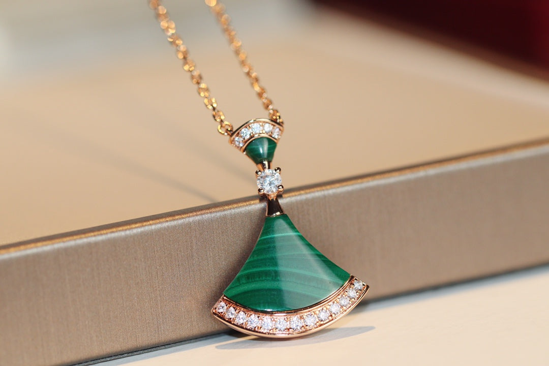 [ELAN LUXE]DREAM NECKLACE MALACHITE DIAMOND