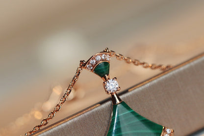 [ELAN LUXE]DREAM NECKLACE MALACHITE DIAMOND