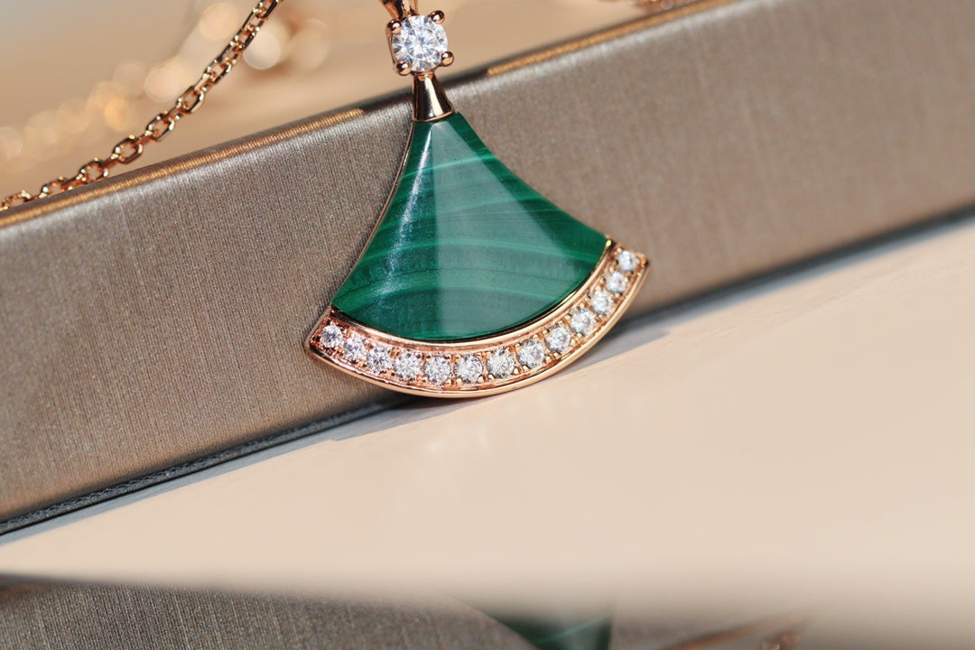 [ELAN LUXE]DREAM NECKLACE MALACHITE DIAMOND