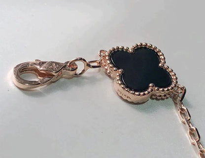 [ELAN LUXE]CLOVER 5 MOTIFS MULTICOLOR BRACELET