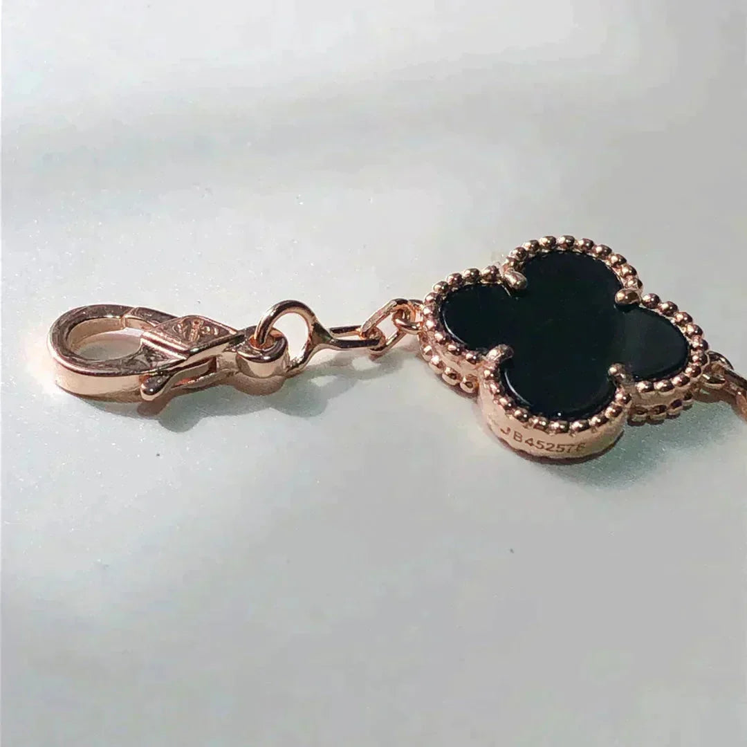 [ELAN LUXE]CLOVER 5 MOTIFS MULTICOLOR BRACELET