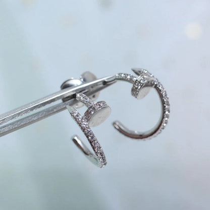 [ELAN LUXE]JUSTE FULL DIAMOND SMALL EARRINGS