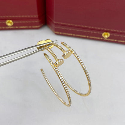 [ELAN LUXE]JUSTE EARRINGS FULL DIAMONDS 1.8MM