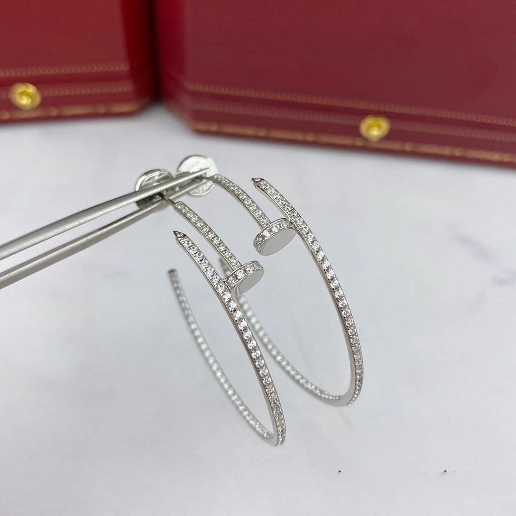 [ELAN LUXE]JUSTE FULL DIAMOND LARGE EARRINGS
