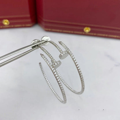 [ELAN LUXE]JUSTE FULL DIAMOND LARGE EARRINGS