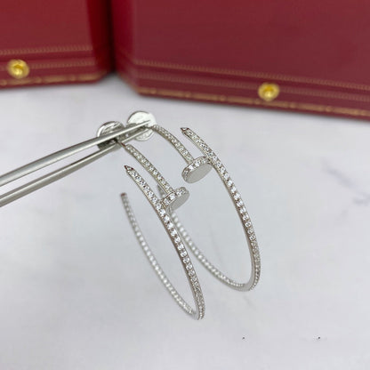 [ELAN LUXE]JUSTE EARRINGS FULL DIAMONDS 1.8MM