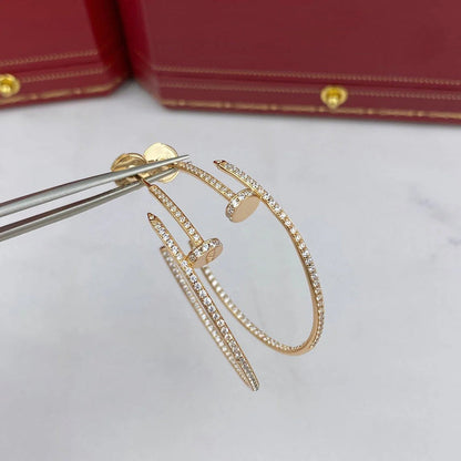 [ELAN LUXE]JUSTE FULL DIAMOND LARGE EARRINGS