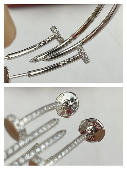 [ELAN LUXE]JUSTE EARRINGS FULL DIAMONDS 1.8MM