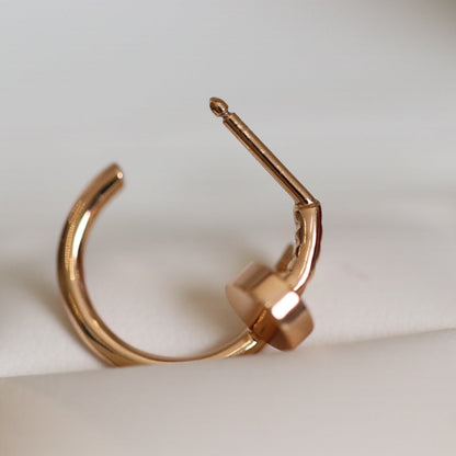 [ELAN LUXE]JUSTE EARRINGS PINK GOLD