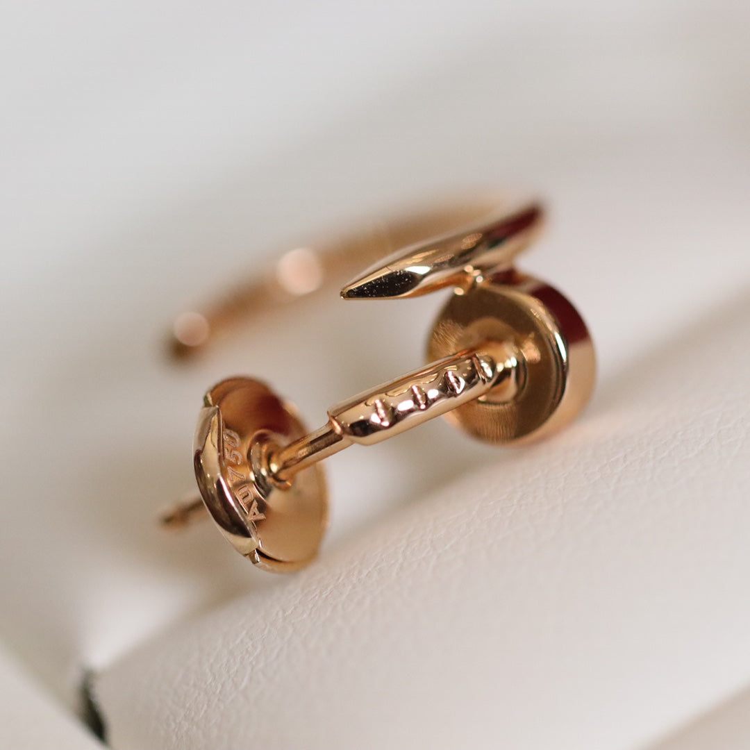 [ELAN LUXE]JUSTE EARRINGS PINK GOLD