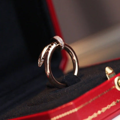[ELAN LUXE]JUSTE RING 2.65MM PINK GOLD DIAMOND