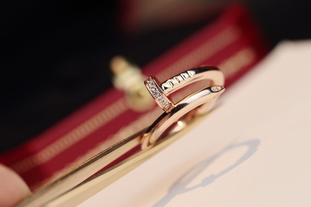 [ELAN LUXE]JUSTE RING 2.65MM PINK GOLD DIAMOND
