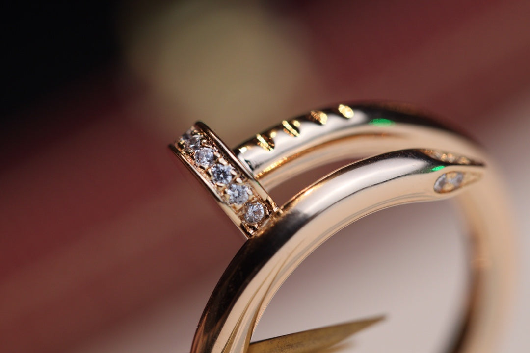 [ELAN LUXE]JUSTE RING 2.65MM PINK GOLD DIAMOND