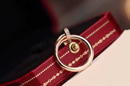 [ELAN LUXE]JUSTE RING 2.65MM PINK GOLD DIAMOND
