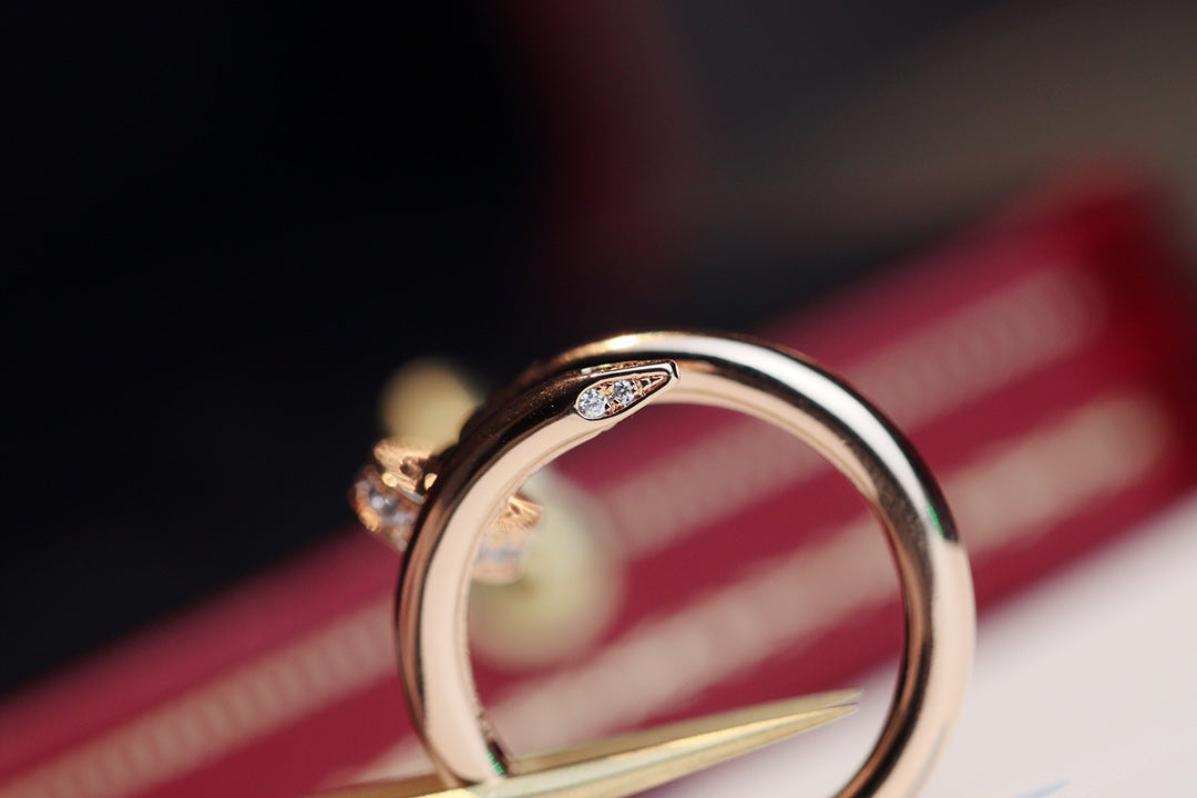 [ELAN LUXE]JUSTE RING 2.65MM PINK GOLD DIAMOND