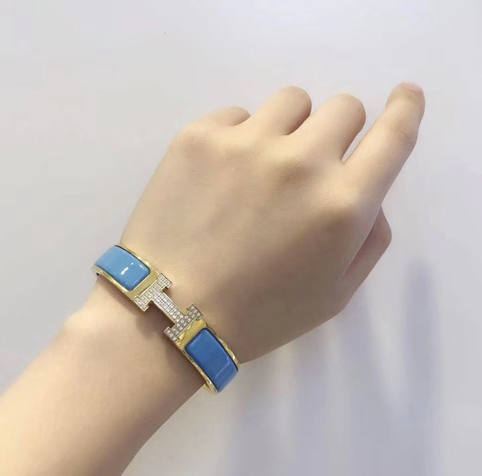 [ELAN LUXE]H CLOUD BLUE BRACELET GOLD DIAMOND