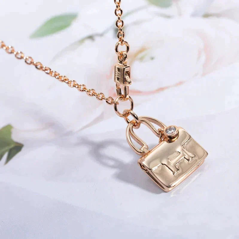[ELAN LUXE]AMULETTE PEDANT ROSE GOLD NECKLACE
