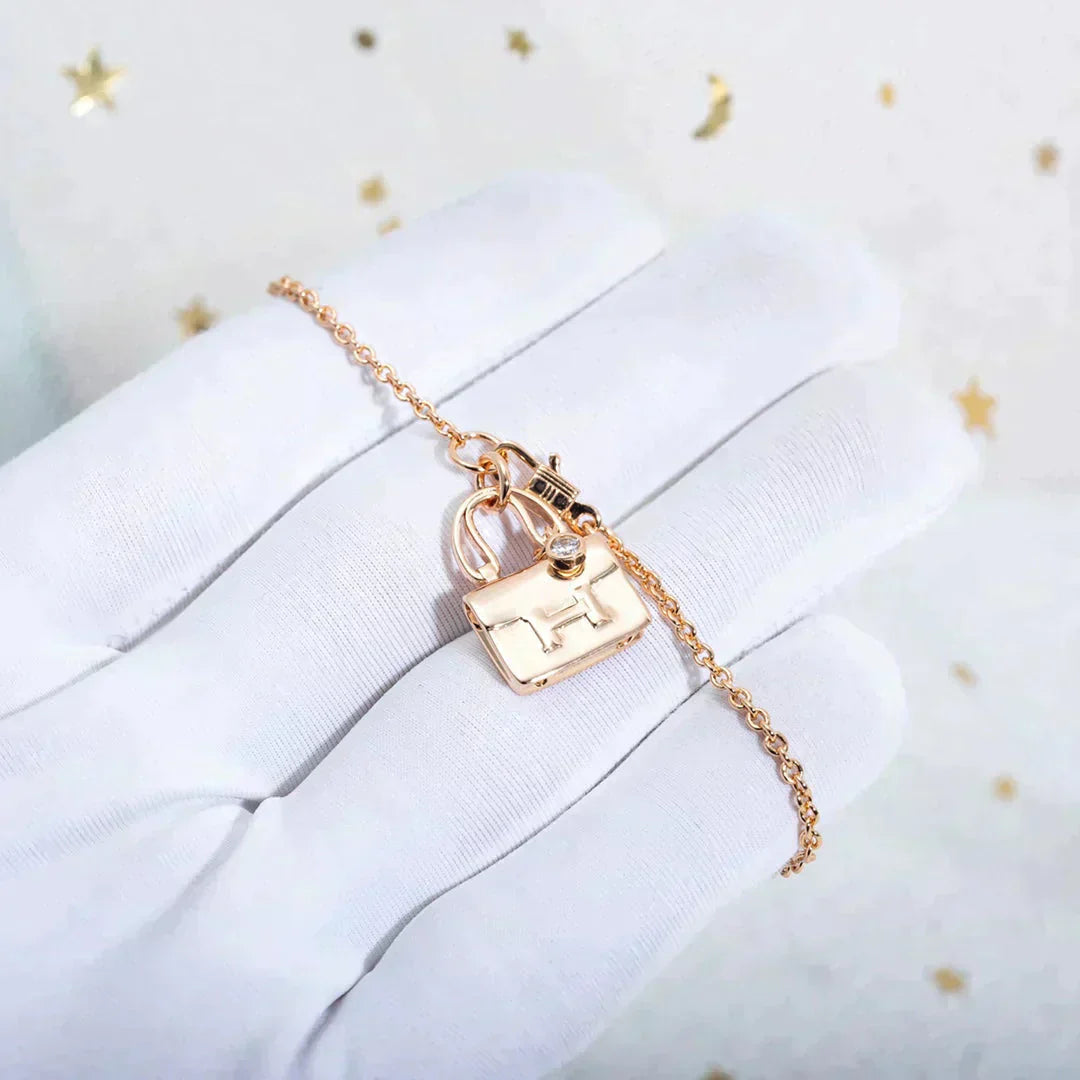 [ELAN LUXE]AMULETTE PEDANT ROSE GOLD NECKLACE