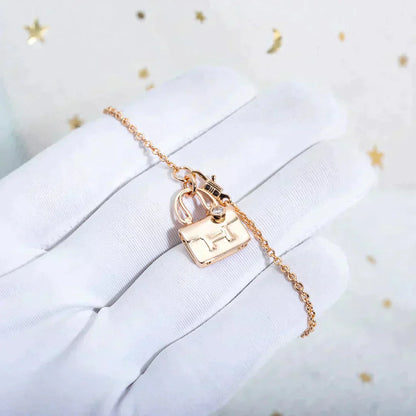 [ELAN LUXE]AMULETTE PEDANT ROSE GOLD NECKLACE
