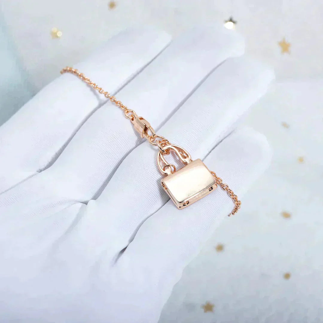 [ELAN LUXE]AMULETTE PEDANT ROSE GOLD NECKLACE