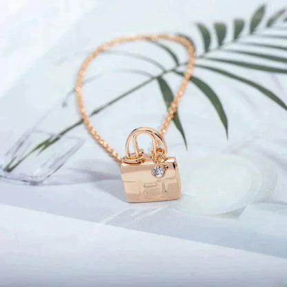 [ELAN LUXE]AMULETTE PEDANT ROSE GOLD NECKLACE