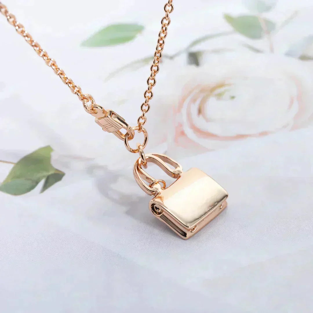 [ELAN LUXE]AMULETTE PEDANT ROSE GOLD NECKLACE