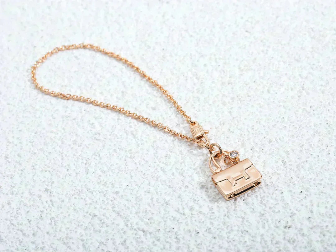 [ELAN LUXE]AMULETTE PEDANT ROSE GOLD NECKLACE