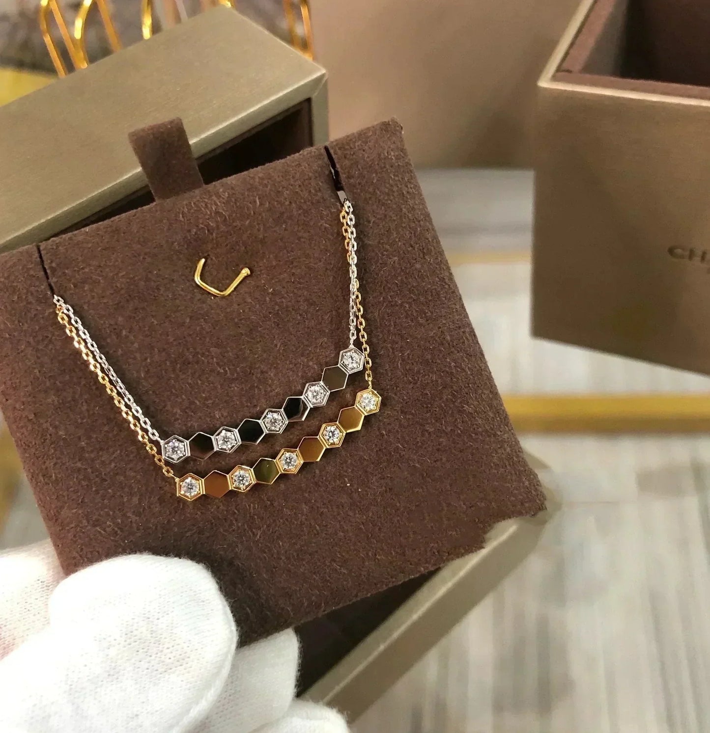 [ELAN LUXE]BEE LOVE NECKLACE DIAMOND