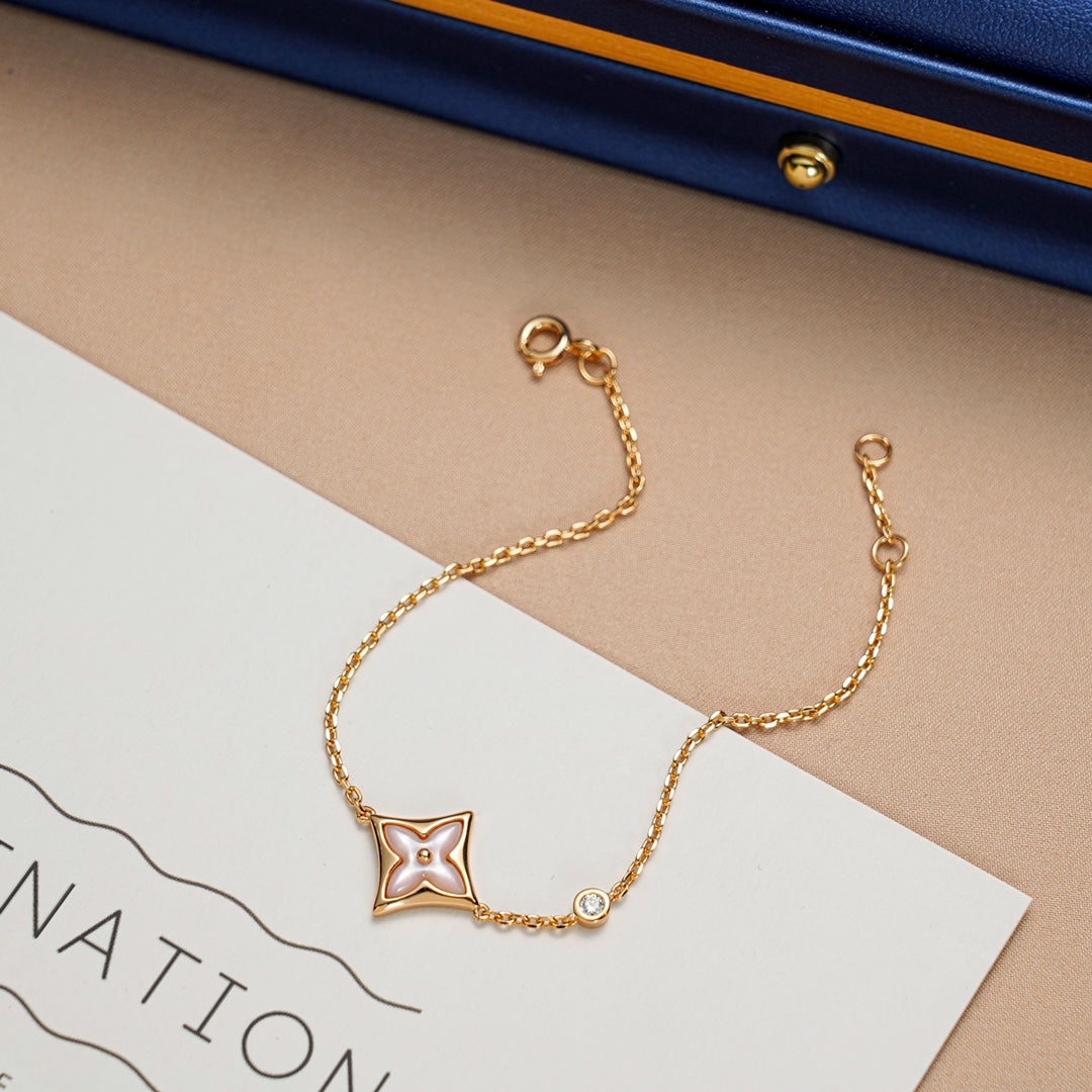 [ELAN LUXE]STAR 1 DIAMOND PINK GOLD BRACELET