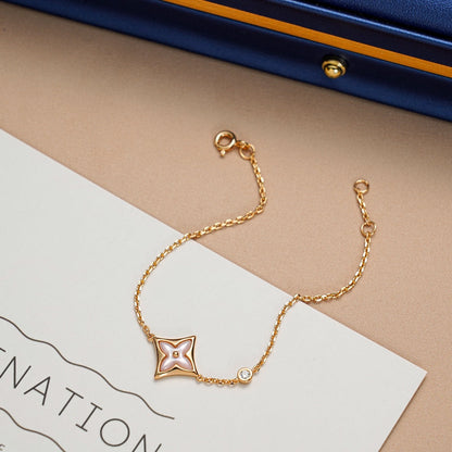 [ELAN LUXE]STAR 1 DIAMOND PINK GOLD BRACELET