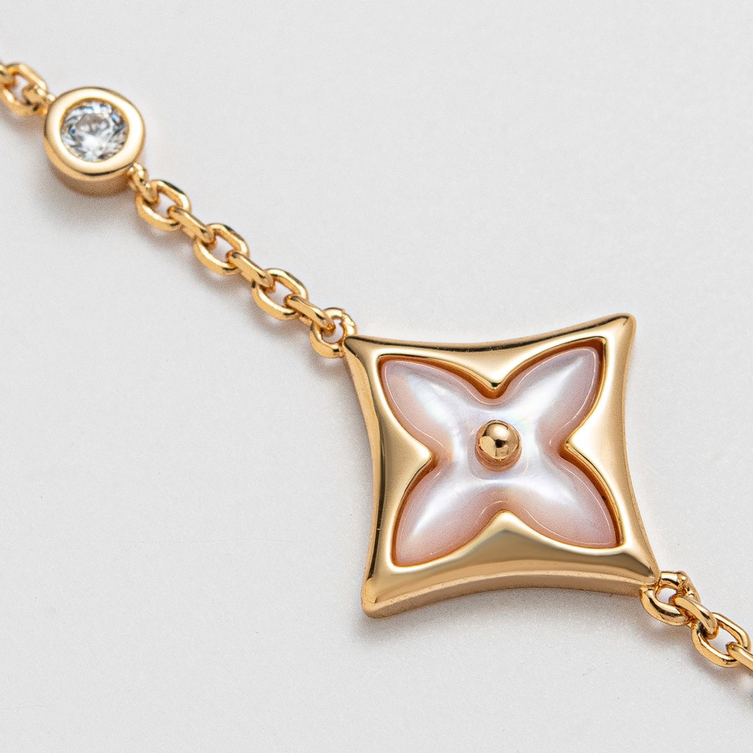 [ELAN LUXE]STAR 1 DIAMOND PINK GOLD BRACELET