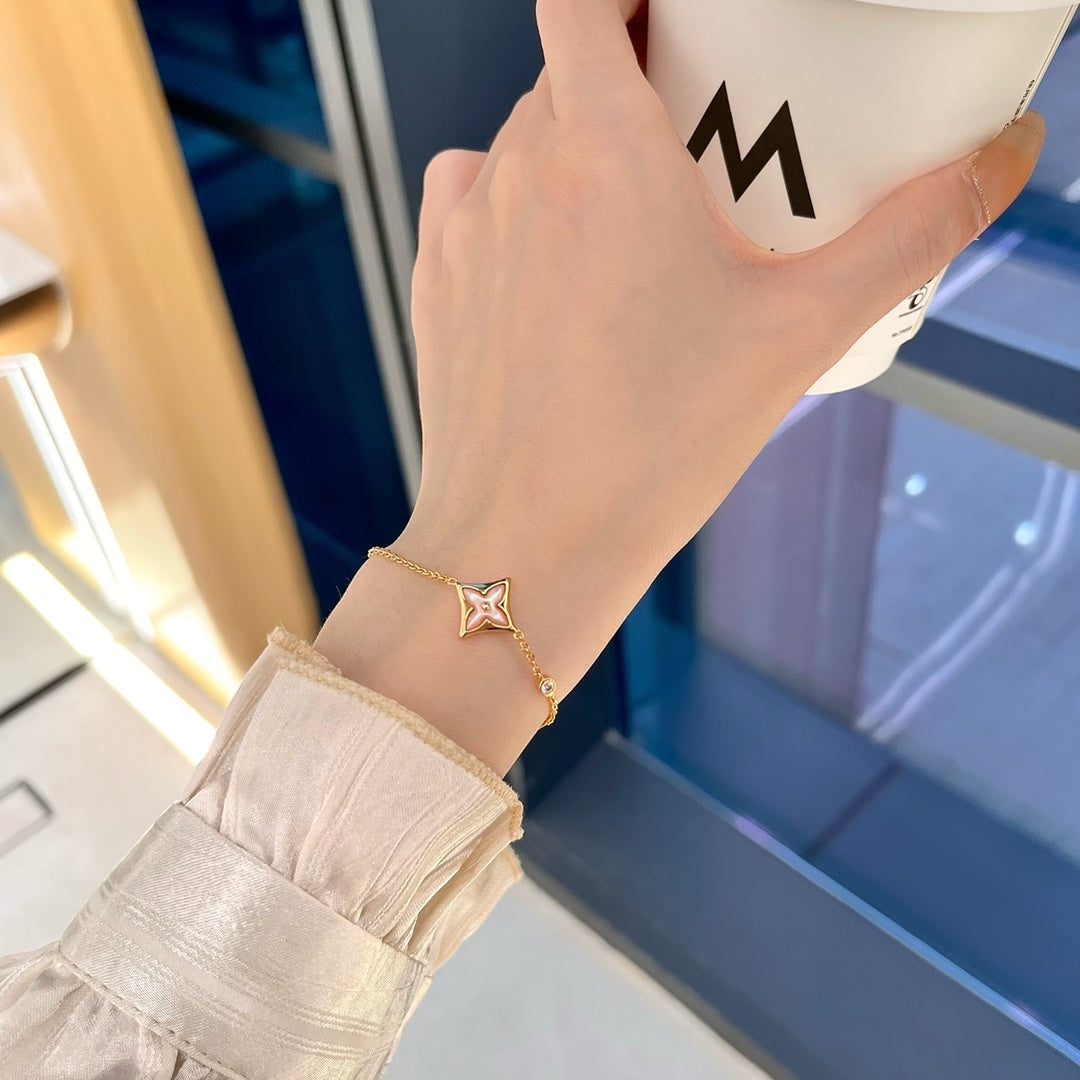 [ELAN LUXE]STAR 1 DIAMOND PINK GOLD BRACELET