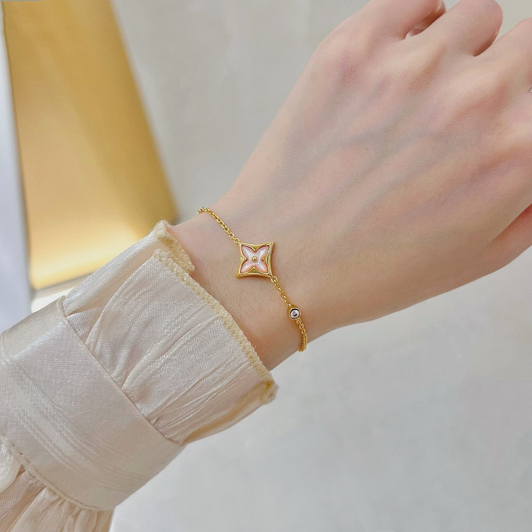 [ELAN LUXE]STAR 1 DIAMOND PINK GOLD BRACELET
