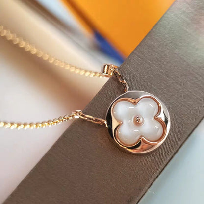 [ELAN LUXE]SUN MOP GOLD 1 DIAMOND NECKLACE