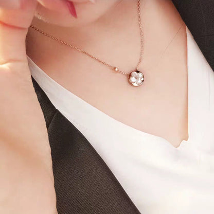 [ELAN LUXE]SUN MOP GOLD 1 DIAMOND NECKLACE