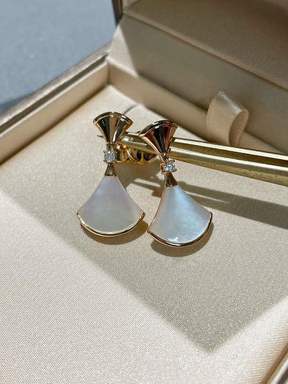 [ELAN LUXE]DREAM MOP 1 DIAMOND EARRINGS