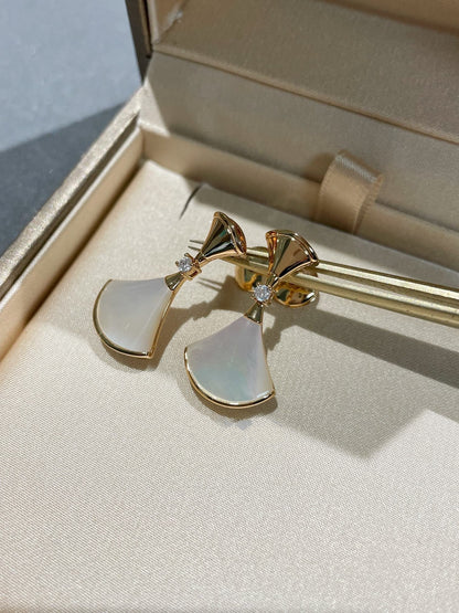 [ELAN LUXE]DREAM MOP 1 DIAMOND EARRINGS