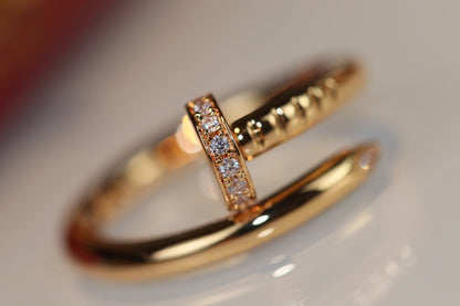 [ELAN LUXE]JUSTE RING 2.65MM GOLD DIAMOND