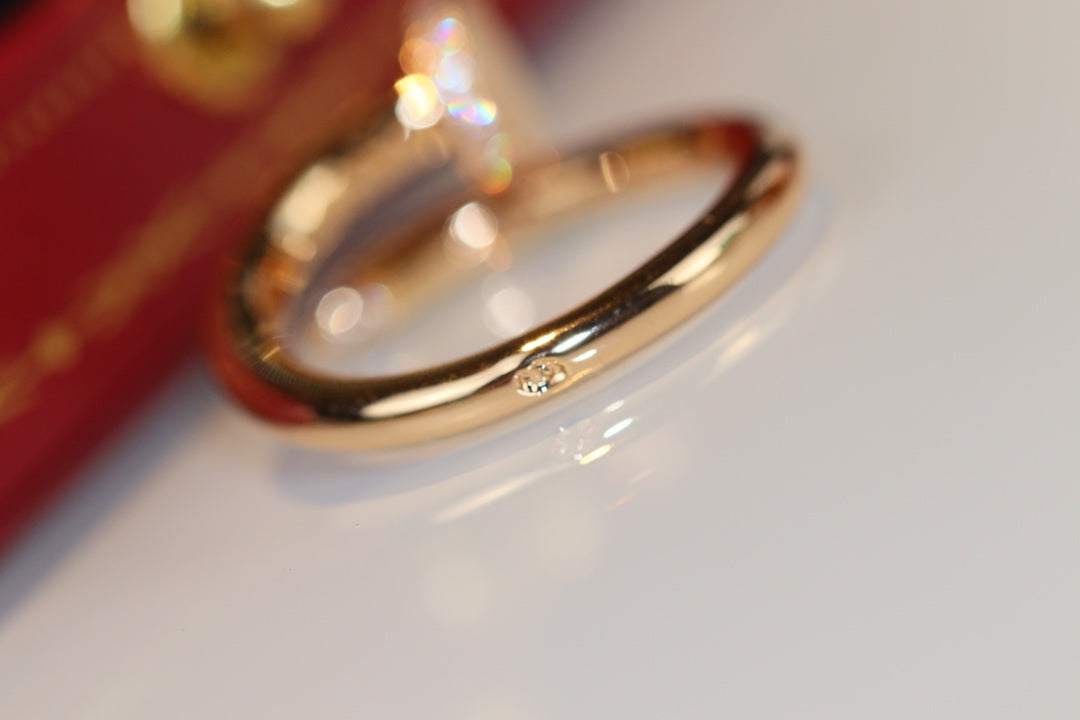 [ELAN LUXE]JUSTE RING 2.65MM GOLD DIAMOND