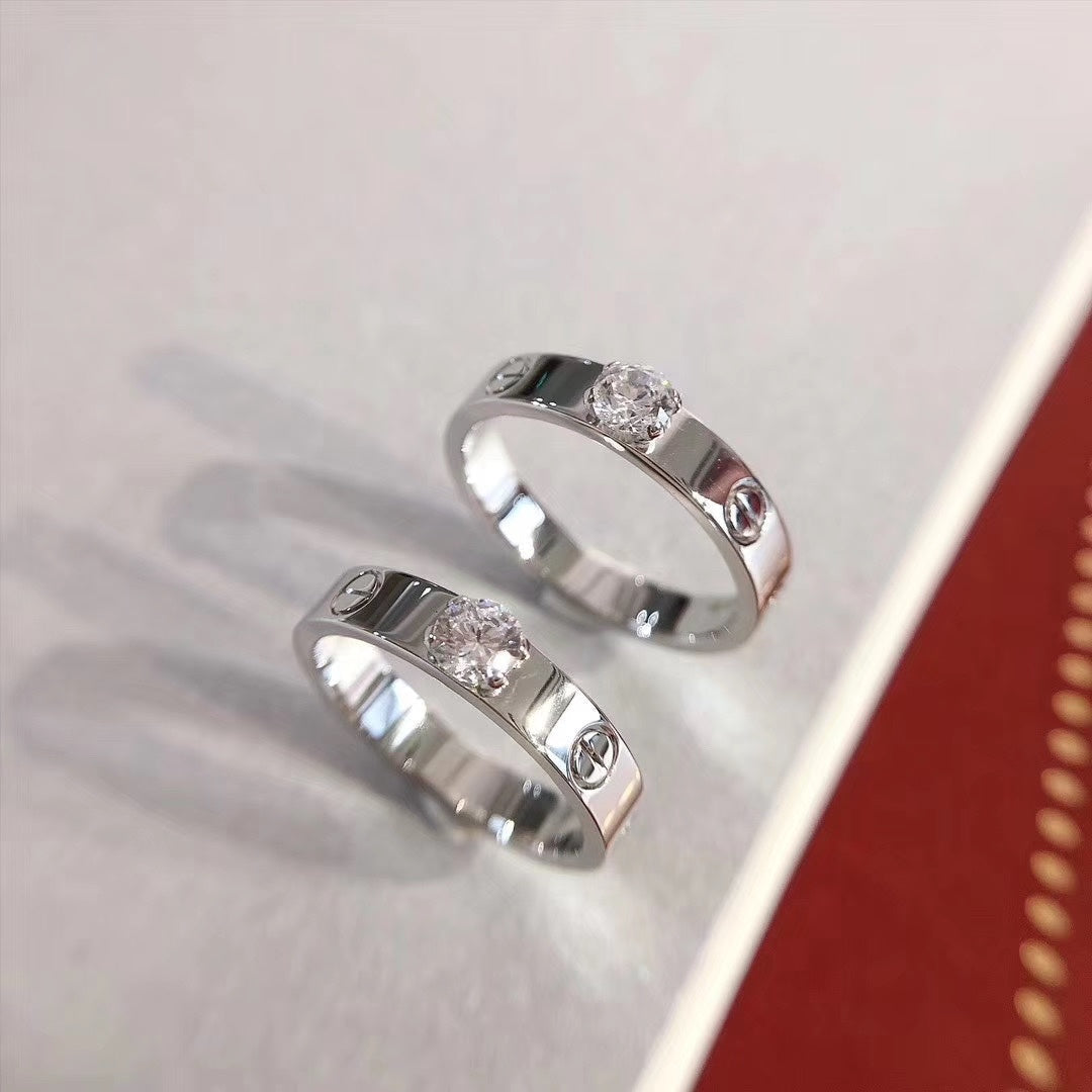 [ELAN LUXE]LOVE RING 3.6MM 1 BIG DIAMOND