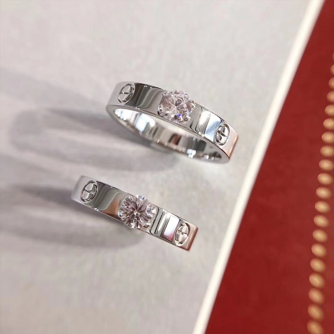 [ELAN LUXE]LOVE RING 3.6MM 1 BIG DIAMOND