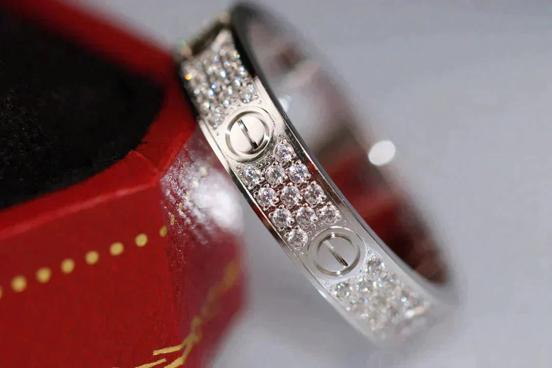 [ELAN LUXE]LOVE RING 3.6MM DIAMOND PAVED