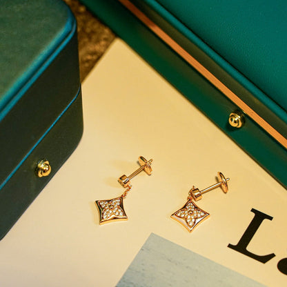 [ELAN LUXE]STAR DIAMONDS EARRINGS GOLD