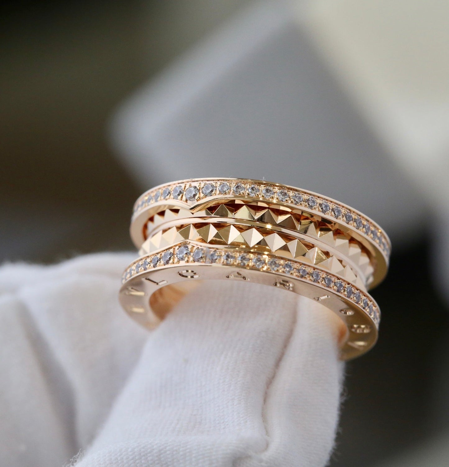 [ELAN LUXE]ZERO 1 GOLD DIAMOND RING