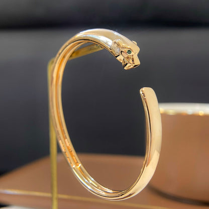 [ELAN LUXE]PANTHERE GOLD OPEN BRACELET