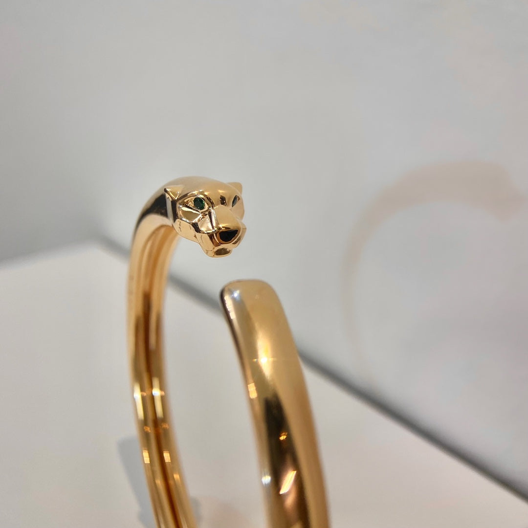 [ELAN LUXE]PANTHERE GOLD OPEN BRACELET