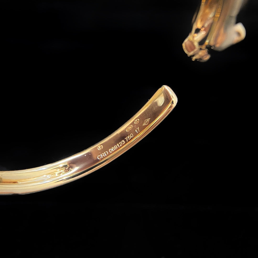 [ELAN LUXE]PANTHERE GOLD OPEN BRACELET