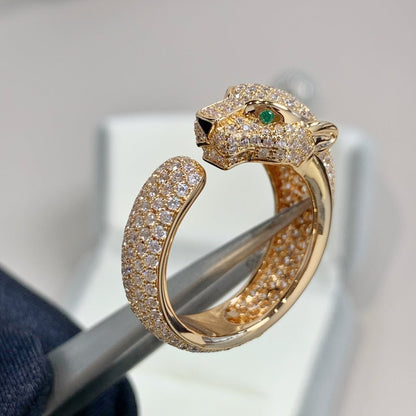 [ELAN LUXE]PANTHERE PINK GOLD DIAMOND RING