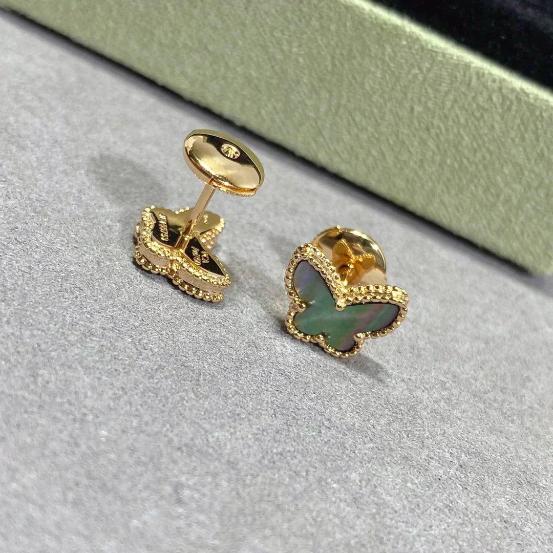 [ELAN LUXE]BUTTERFLY DARK MOP  EARRINGS